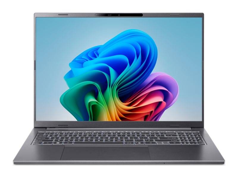 Acer Aspire 16 AI A16-11M - 180°-Scharnierdesign - Snapdragon X X1-26-100 - Win 11 Home - Qualcomm Adreno - 16 GB RAM