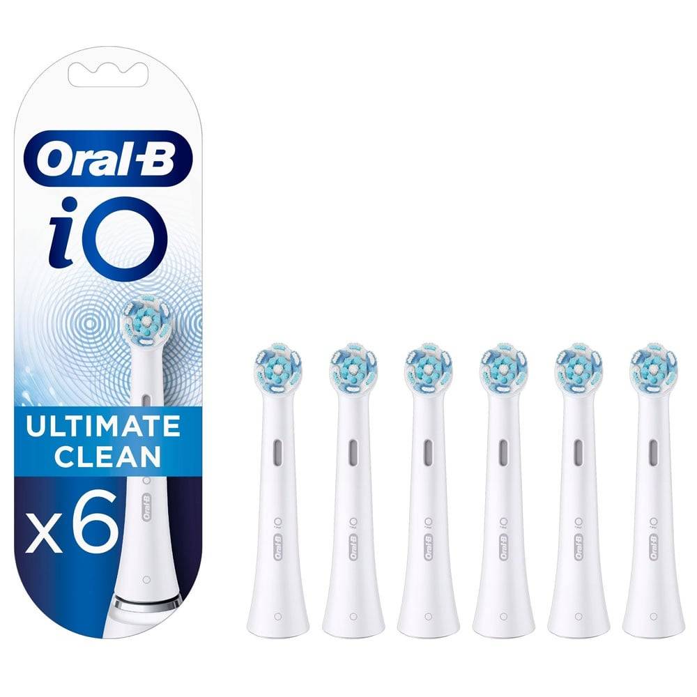 Oral-B iO Ultimative Reinigung Aufsteckbürsten 6 Stück weiß
