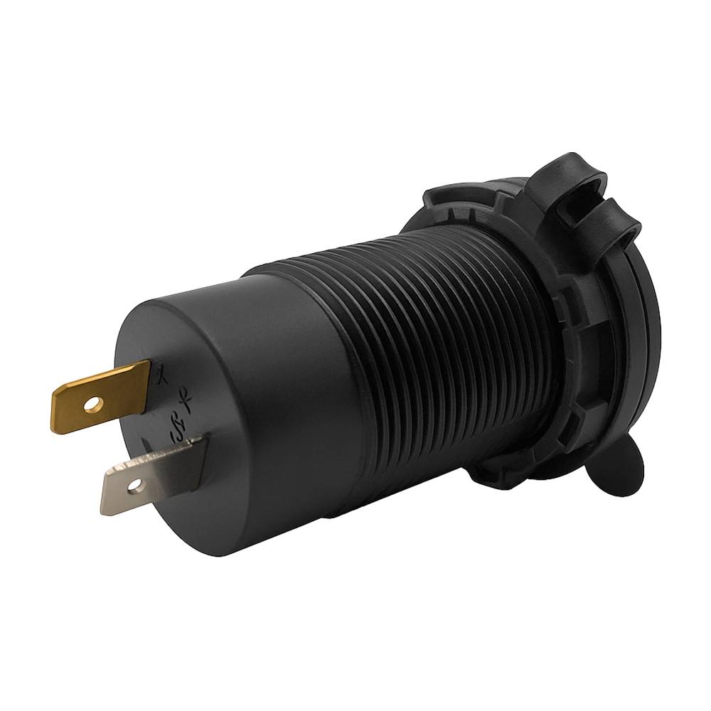 Offgridtec USB-Doppelsteckdose 12V /24V 18W USB-A + 65W USB-C Steckdose Kfz-Schnellladeadapter mit Abdeckung