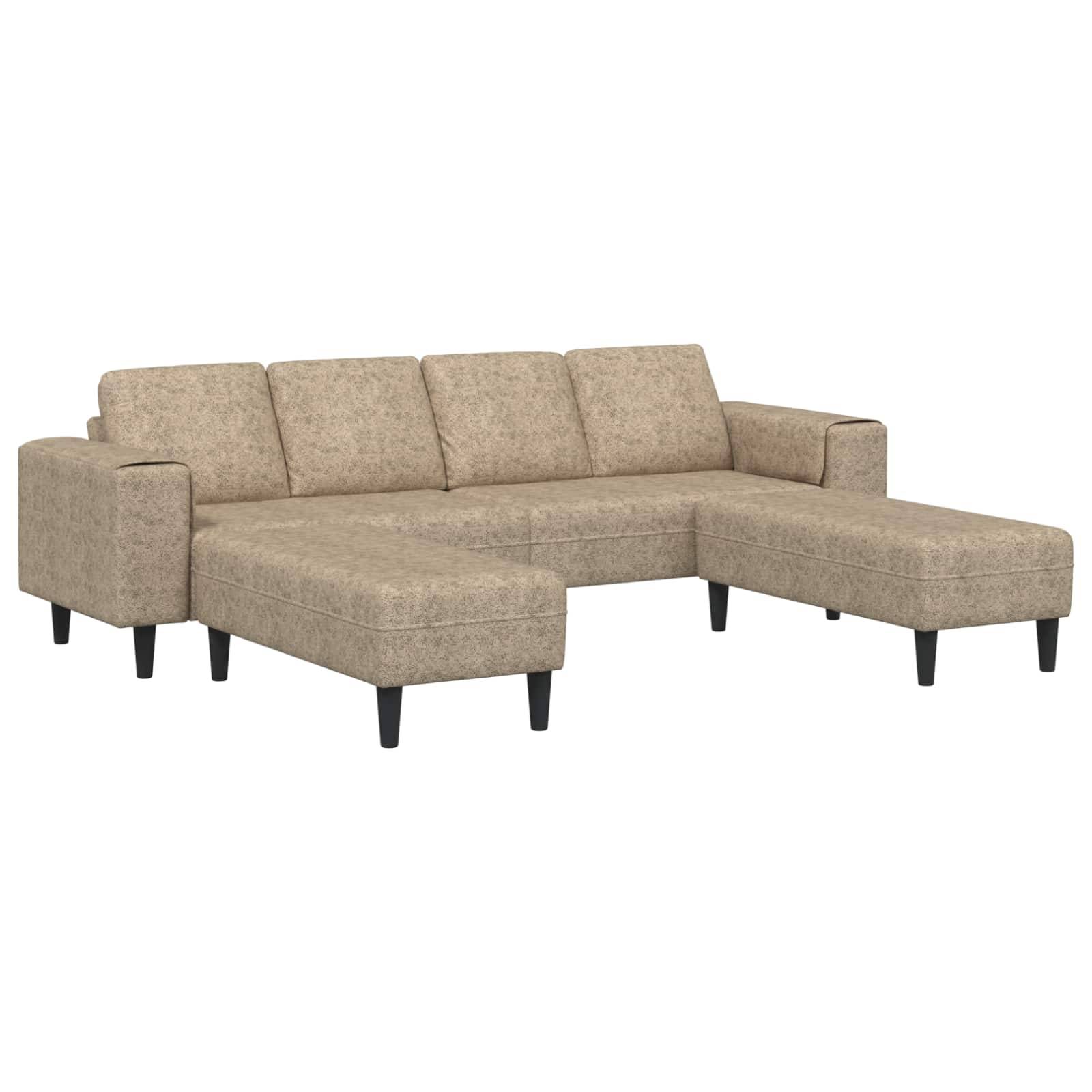 vidaXL Wohnzimmer Couch 3 pcs Hellgrau
