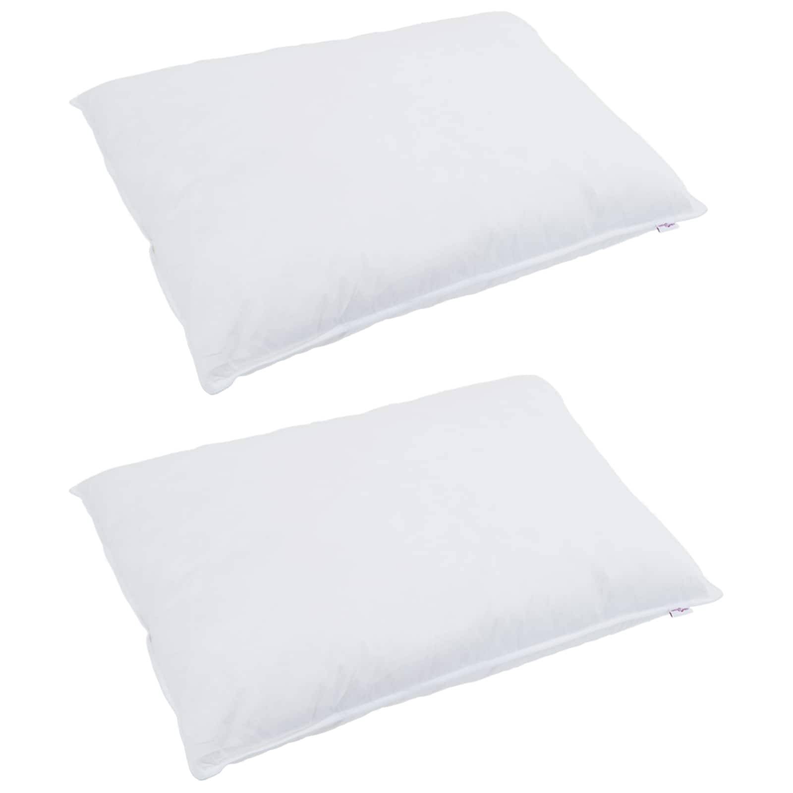 vidaXL Bettdecken Set mit Kissen 3 pcs Weiß Daunenfeder