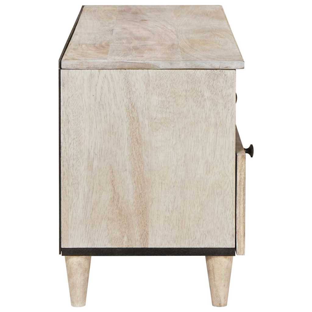 vidaXL TV-Einheiten mit Schubladen Weiß 100 x 33 x 46 cm Holzwerkstoff