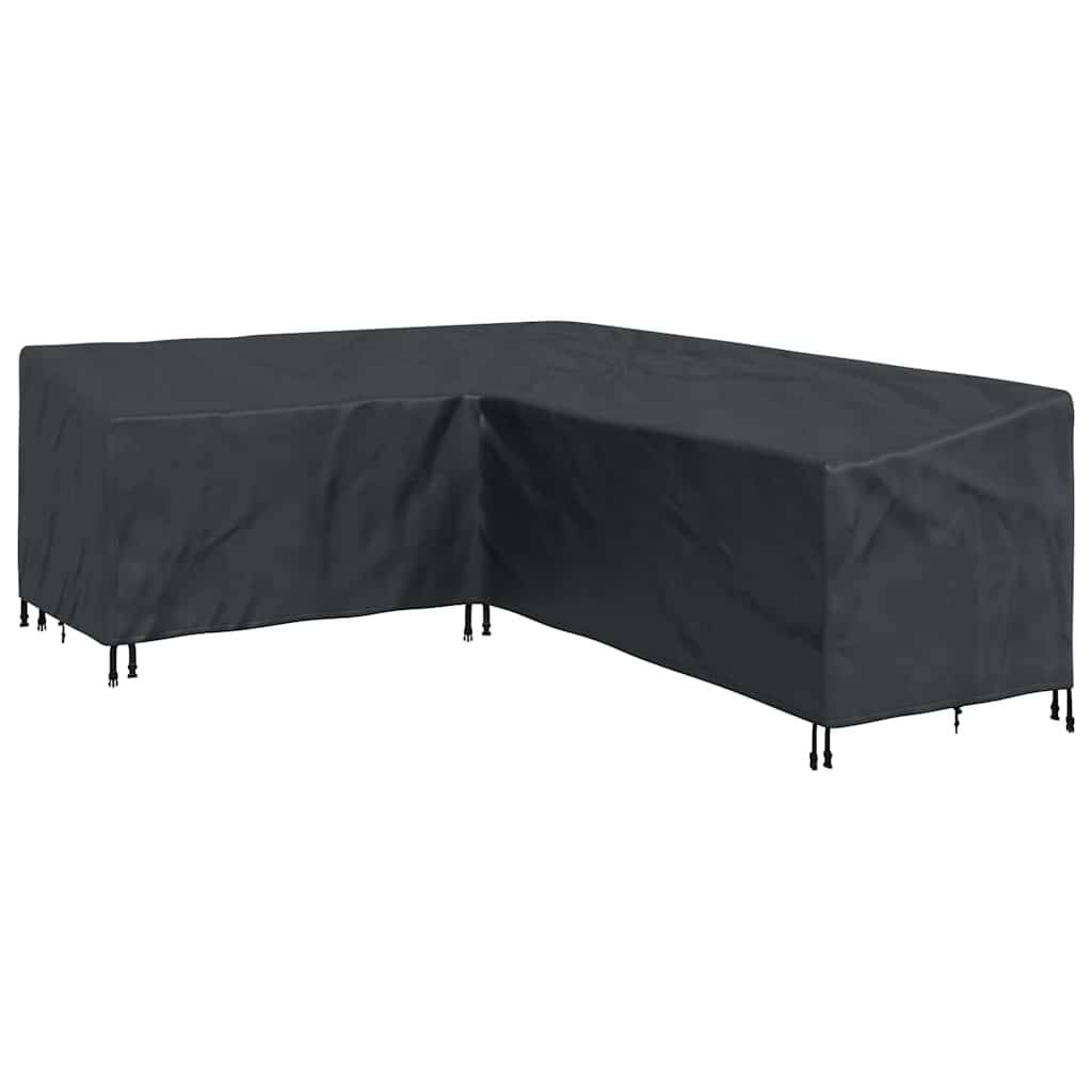 vidaXL Möbelbezug Schwarz 260 x 210 x 80 cm 600D Oxford Stoff