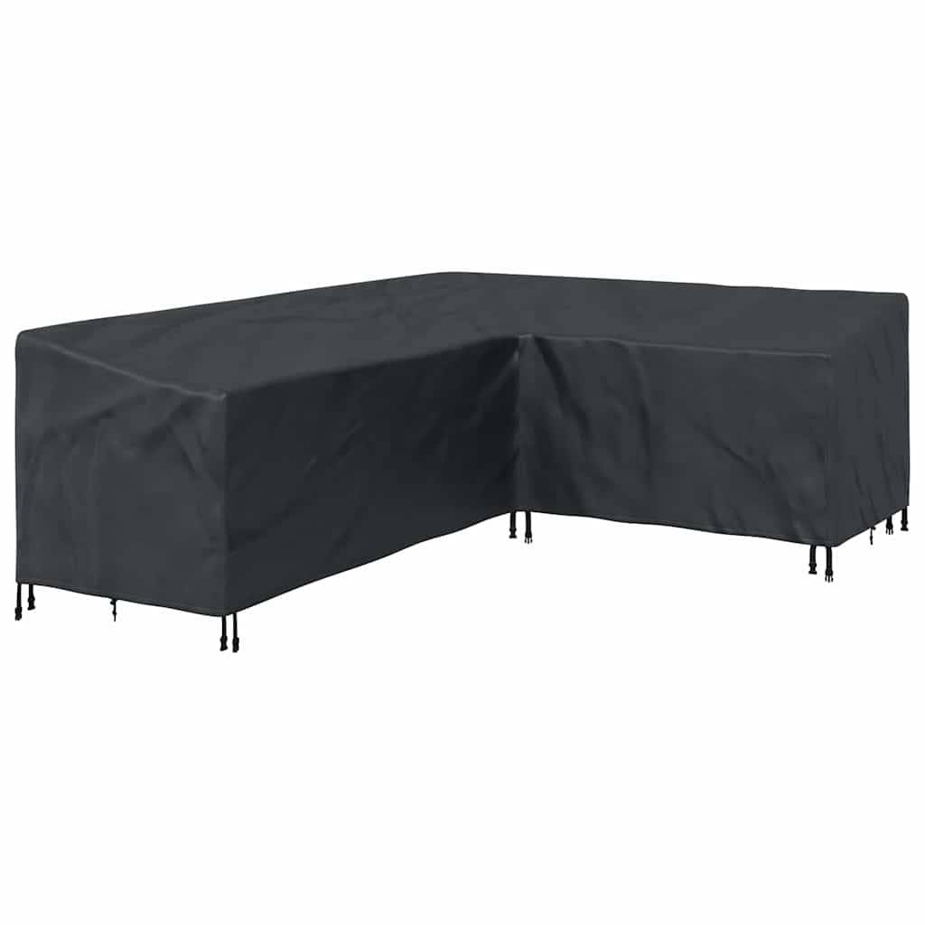 vidaXL Möbelbezug Schwarz 250 x 180 x 80 cm 420D Oxford Stoff