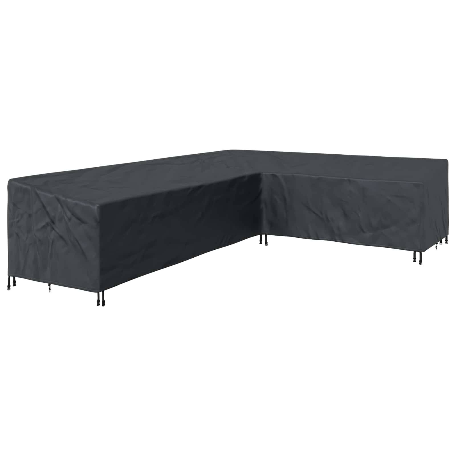 vidaXL Möbelbezug Schwarz 355 x 275 x 80 cm 420D Oxford Stoff