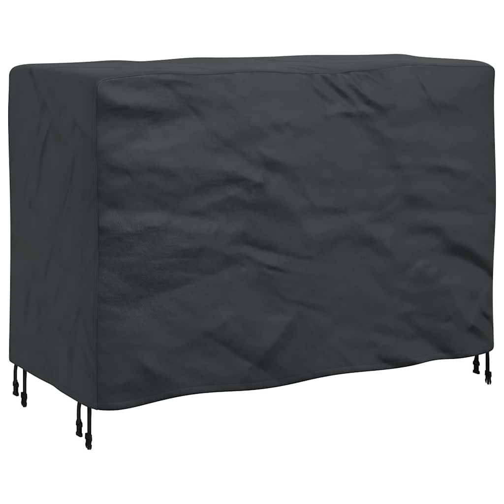 vidaXL Möbelbezug Uni Schwarz 130 x 80 x 70 cm 210D