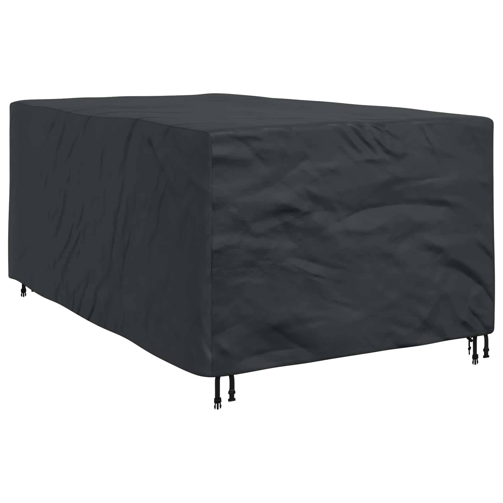 vidaXL Möbelbezug Uni Schwarz 143 x 225 x 90 cm 420D