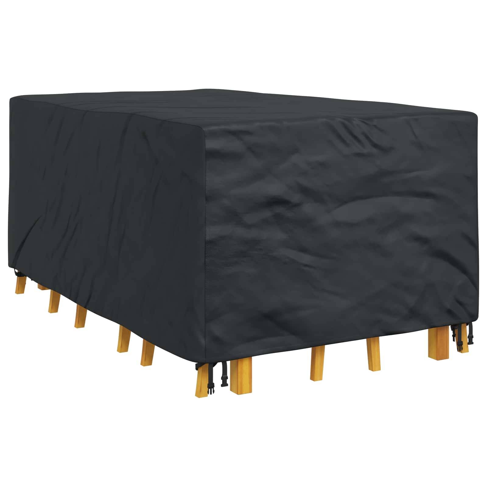 vidaXL Möbelbezug Uni Schwarz 143 x 225 x 90 cm 420D