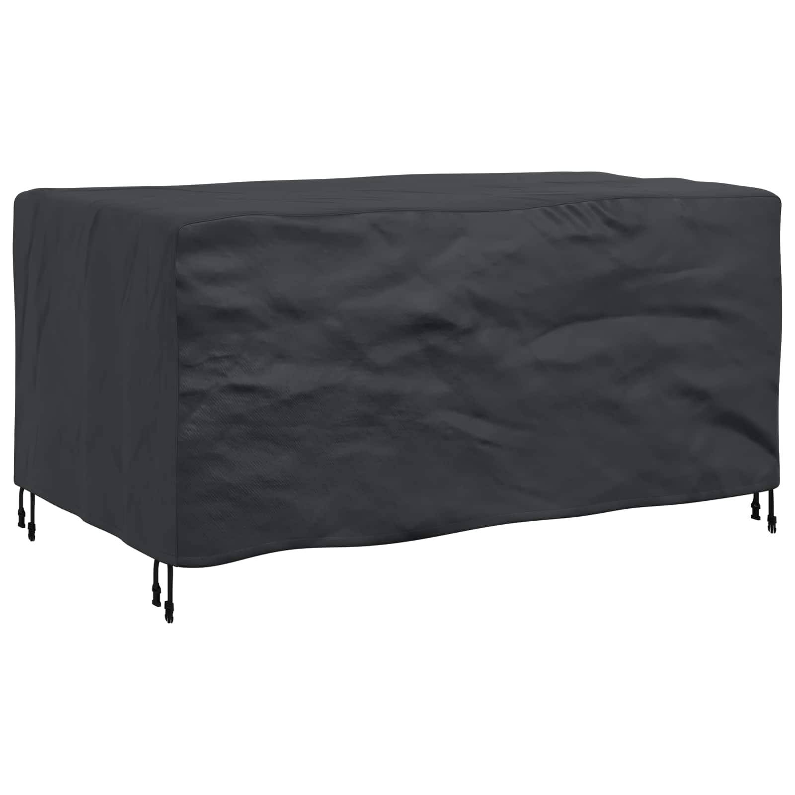 vidaXL Möbelbezug Uni Schwarz 160 x 100 x 70 cm 210D