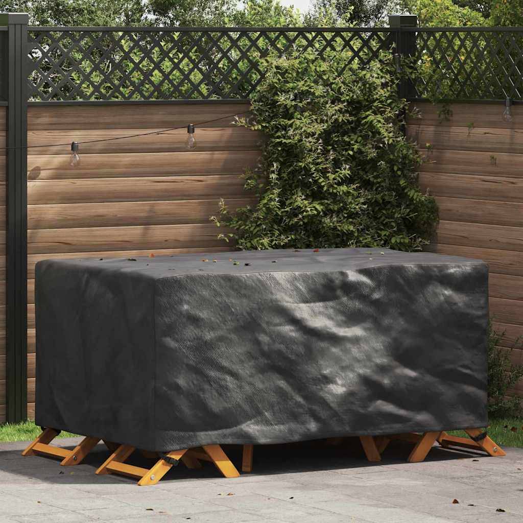 vidaXL Möbelbezug Uni Schwarz 172 x 113 x 73 cm 600D