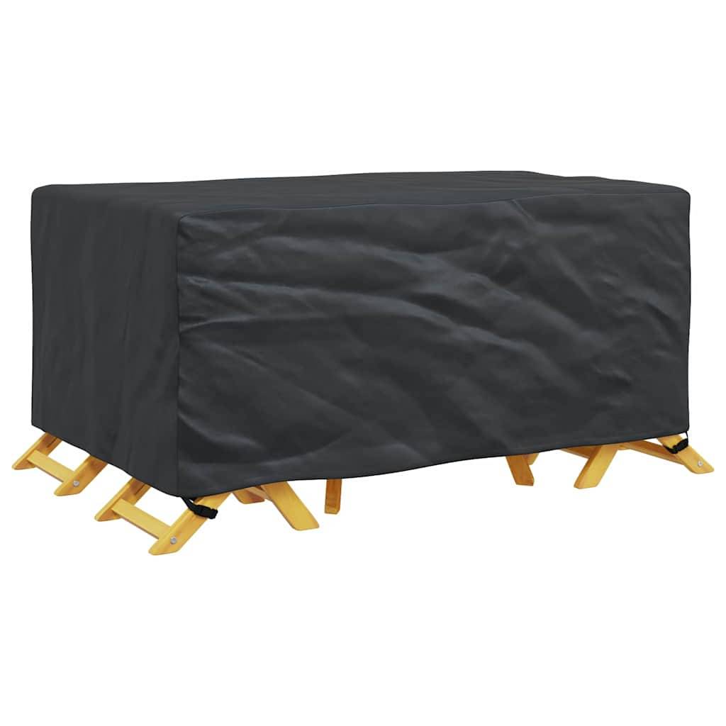 vidaXL Möbelbezug Uni Schwarz 172 x 113 x 73 cm 600D