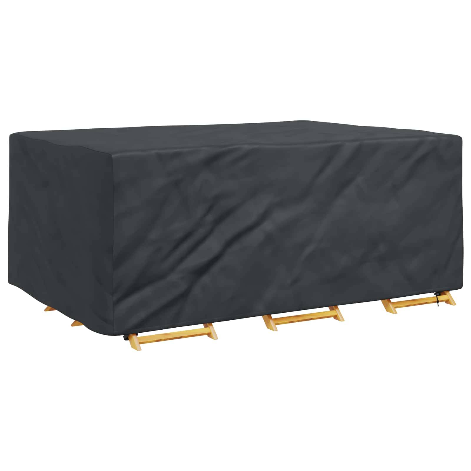 vidaXL Möbelbezug Uni Schwarz 210 x 130 x 70 cm 210D