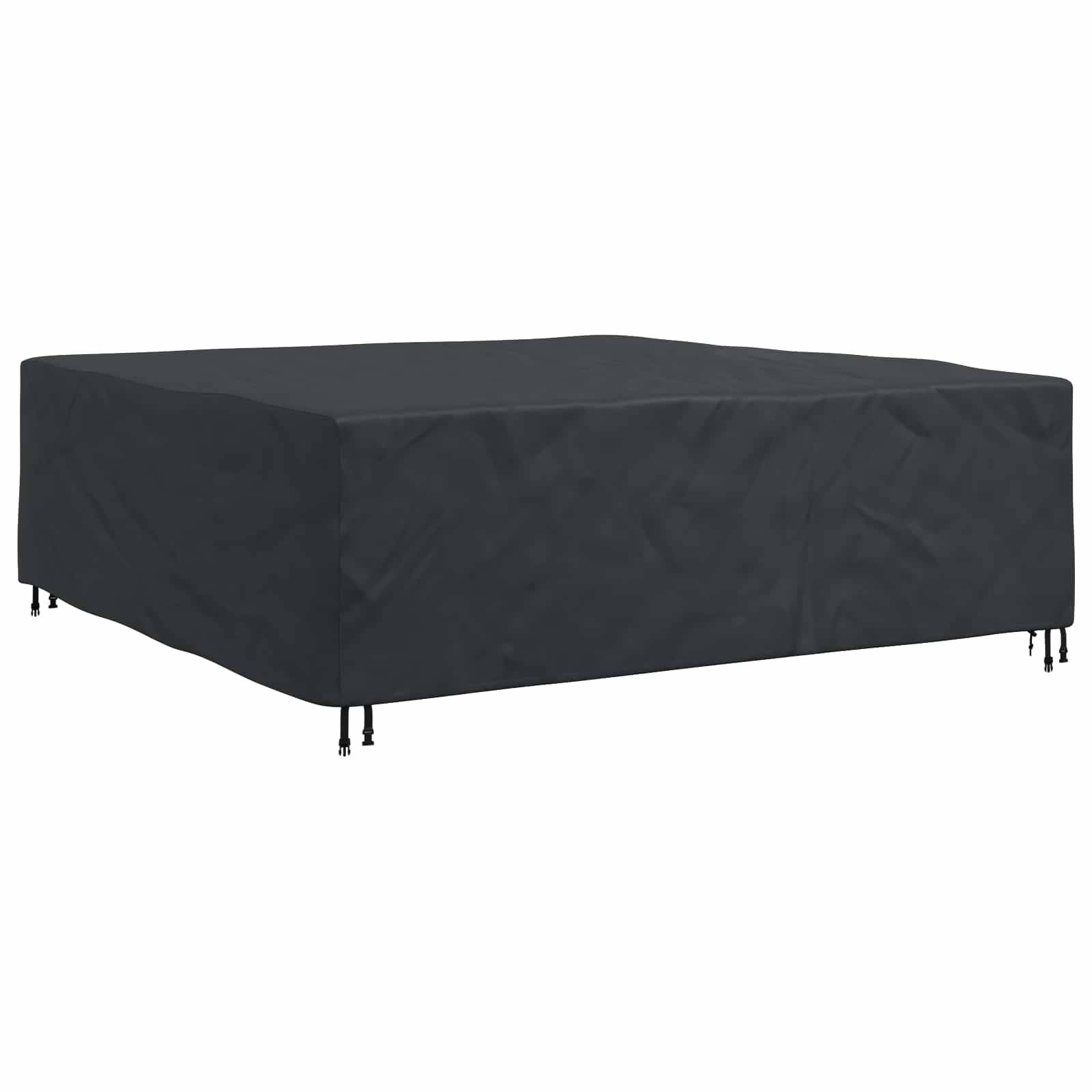 vidaXL Möbelbezug Uni Schwarz 220 x 220 x 70 cm 210D