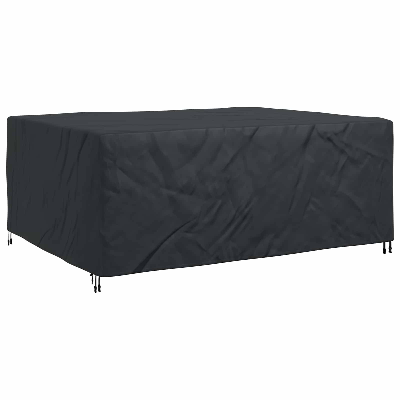 vidaXL Möbelbezug Uni Schwarz 240 x 190 x 90 cm 600D