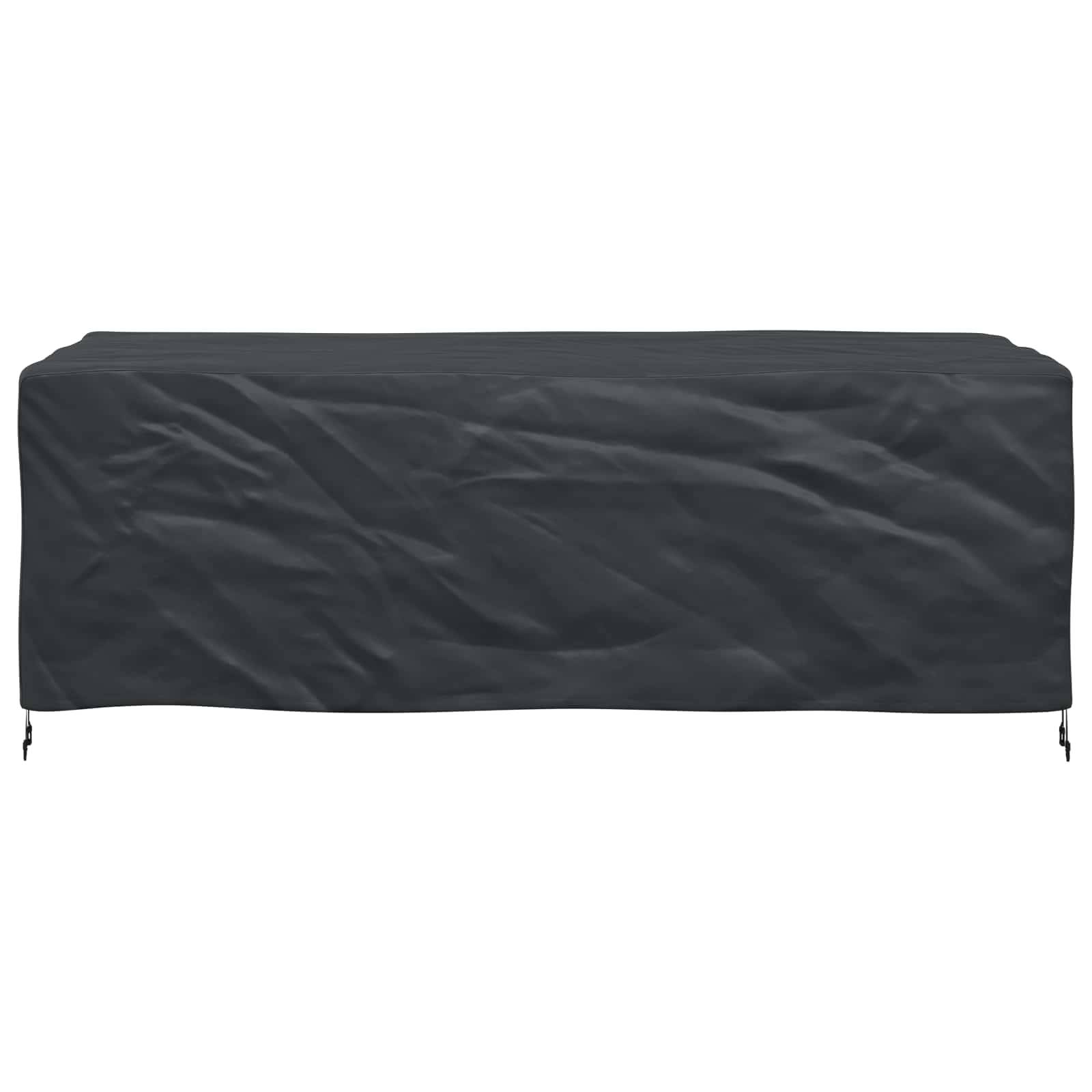 vidaXL Möbelbezug Uni Schwarz 229 x 113 x 73 cm 600D