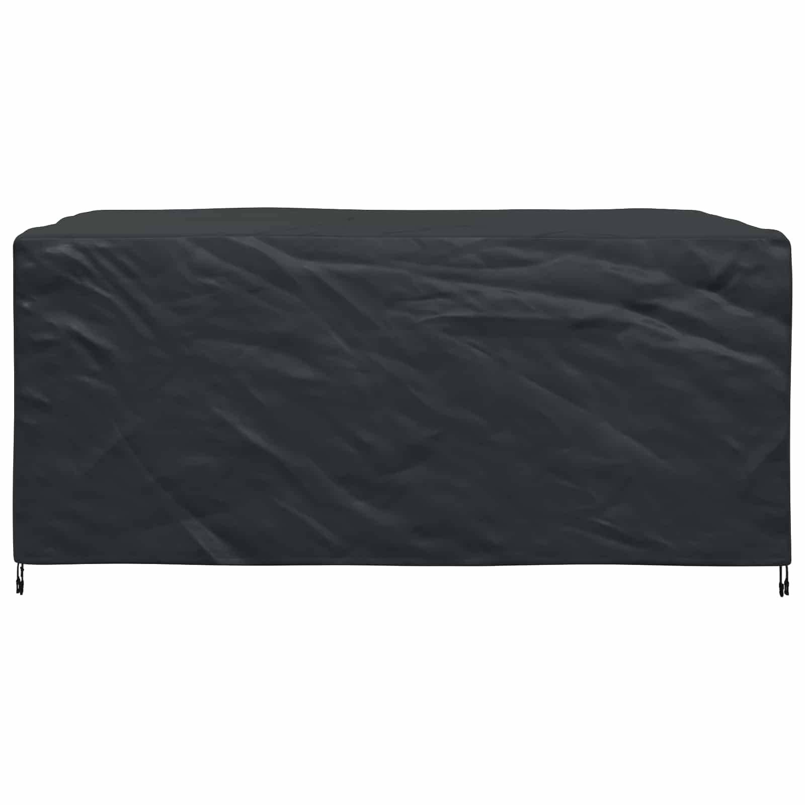 vidaXL Möbelbezug Uni Schwarz 240 x 180 x 100 cm 210D