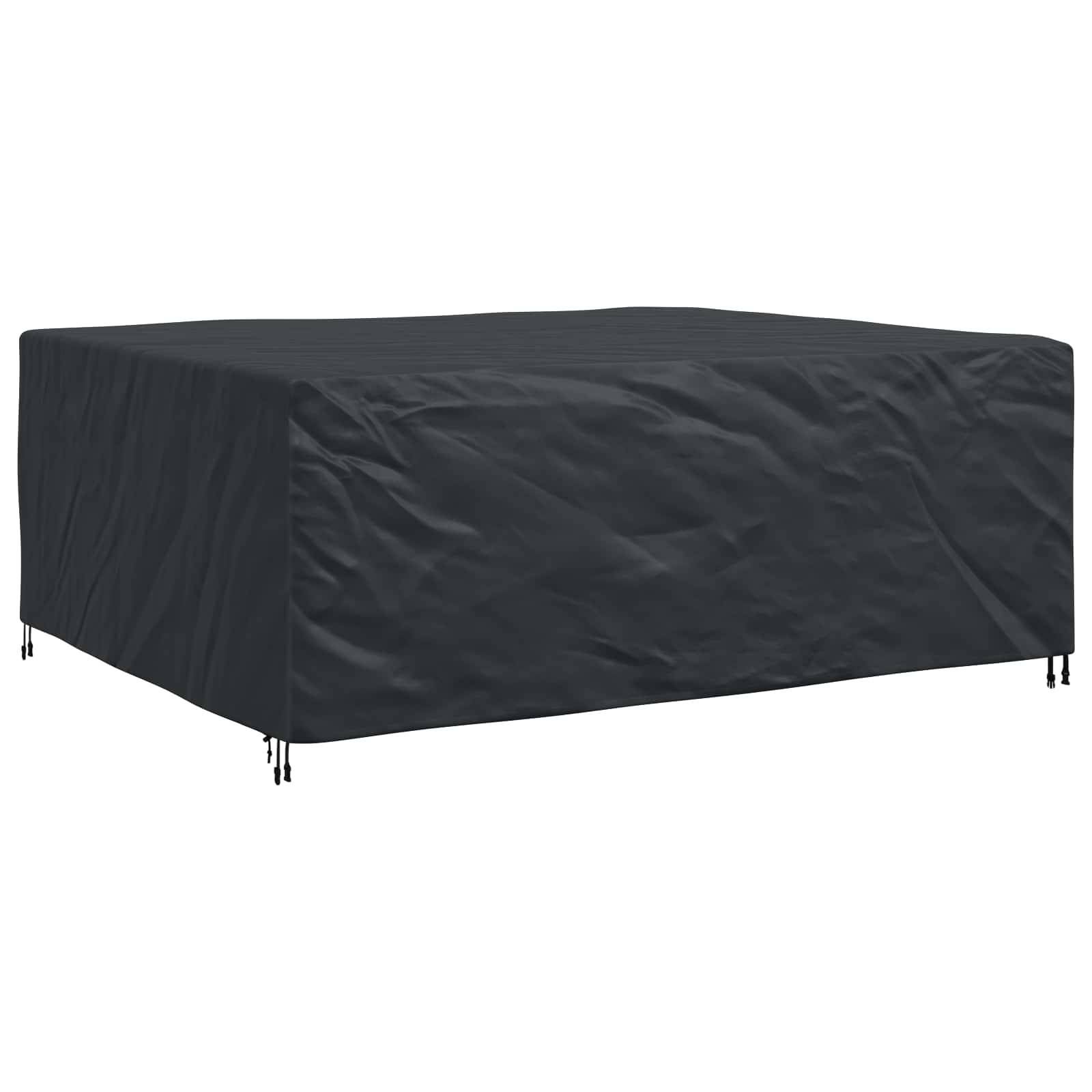 vidaXL Möbelbezug Uni Schwarz 250 x 210 x 70 cm 210D