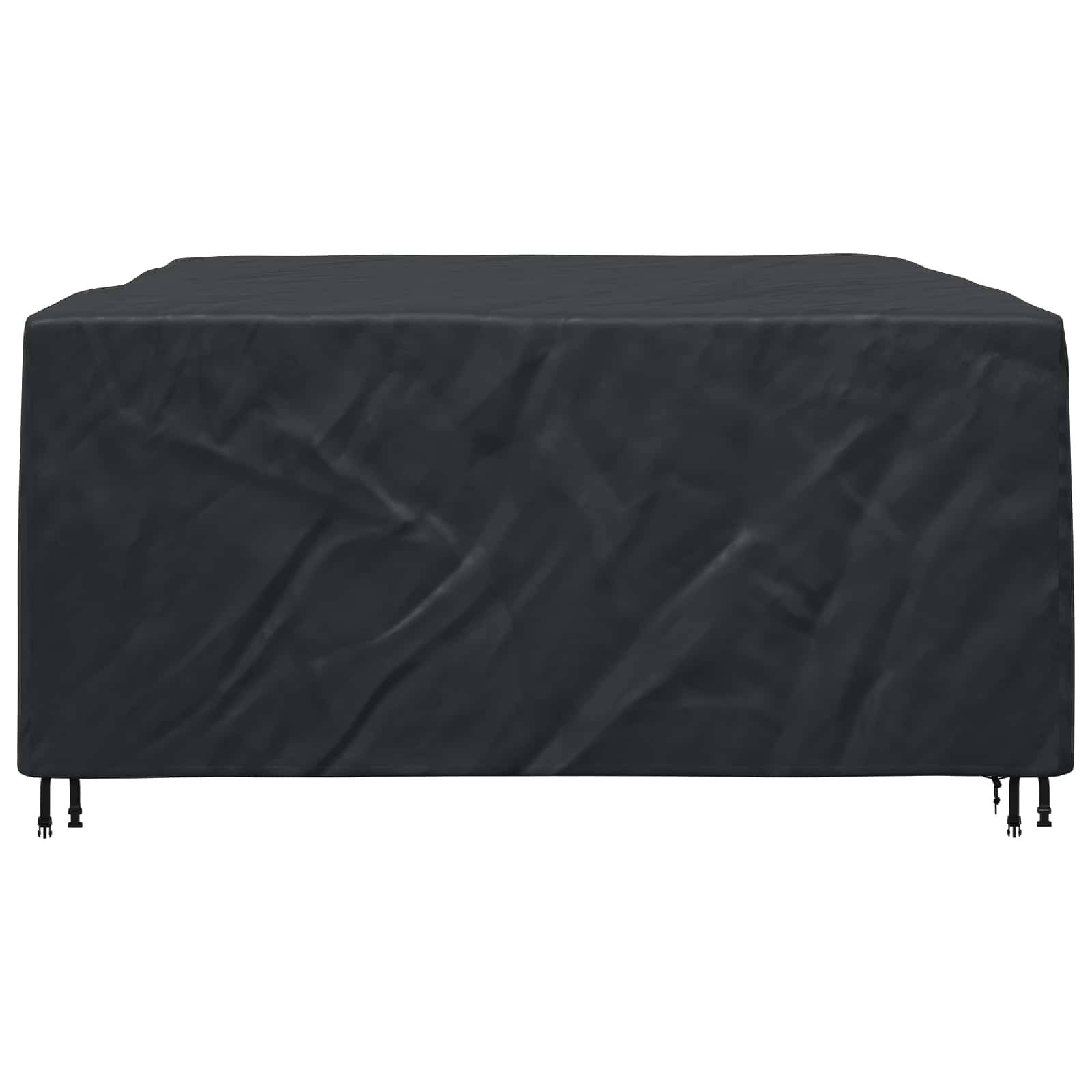 vidaXL Möbelbezug Uni Schwarz 250 x 210 x 90 cm 210D
