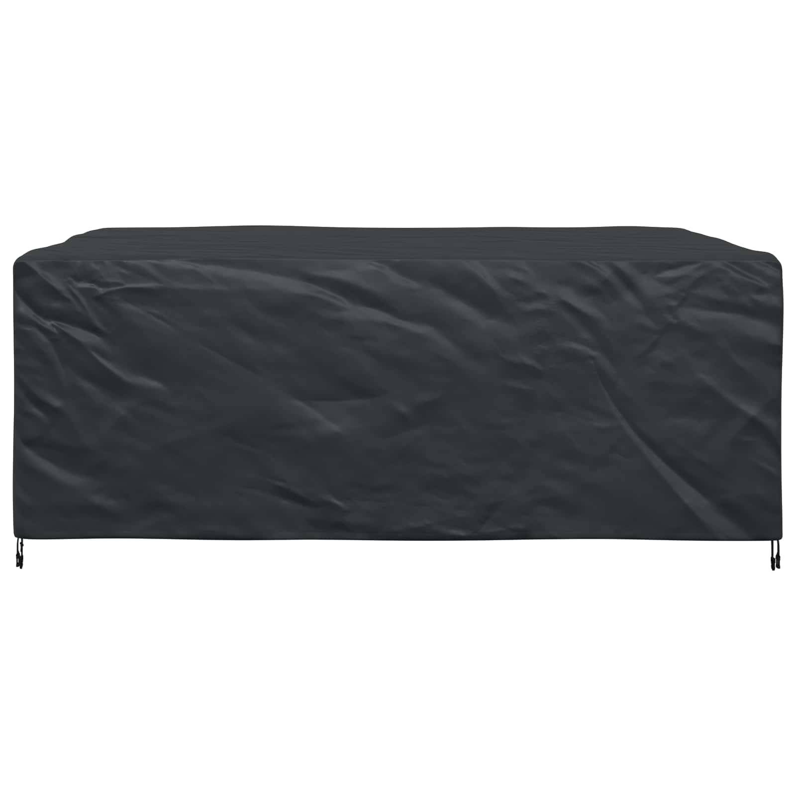 vidaXL Möbelbezug Uni Schwarz 250 x 210 x 90 cm 210D