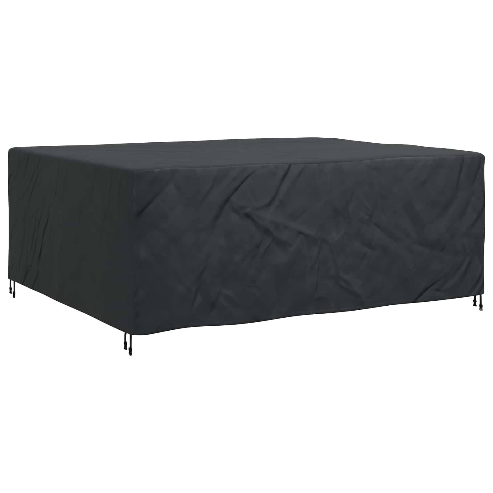 vidaXL Möbelbezug Uni Schwarz 250 x 210 x 90 cm 600D