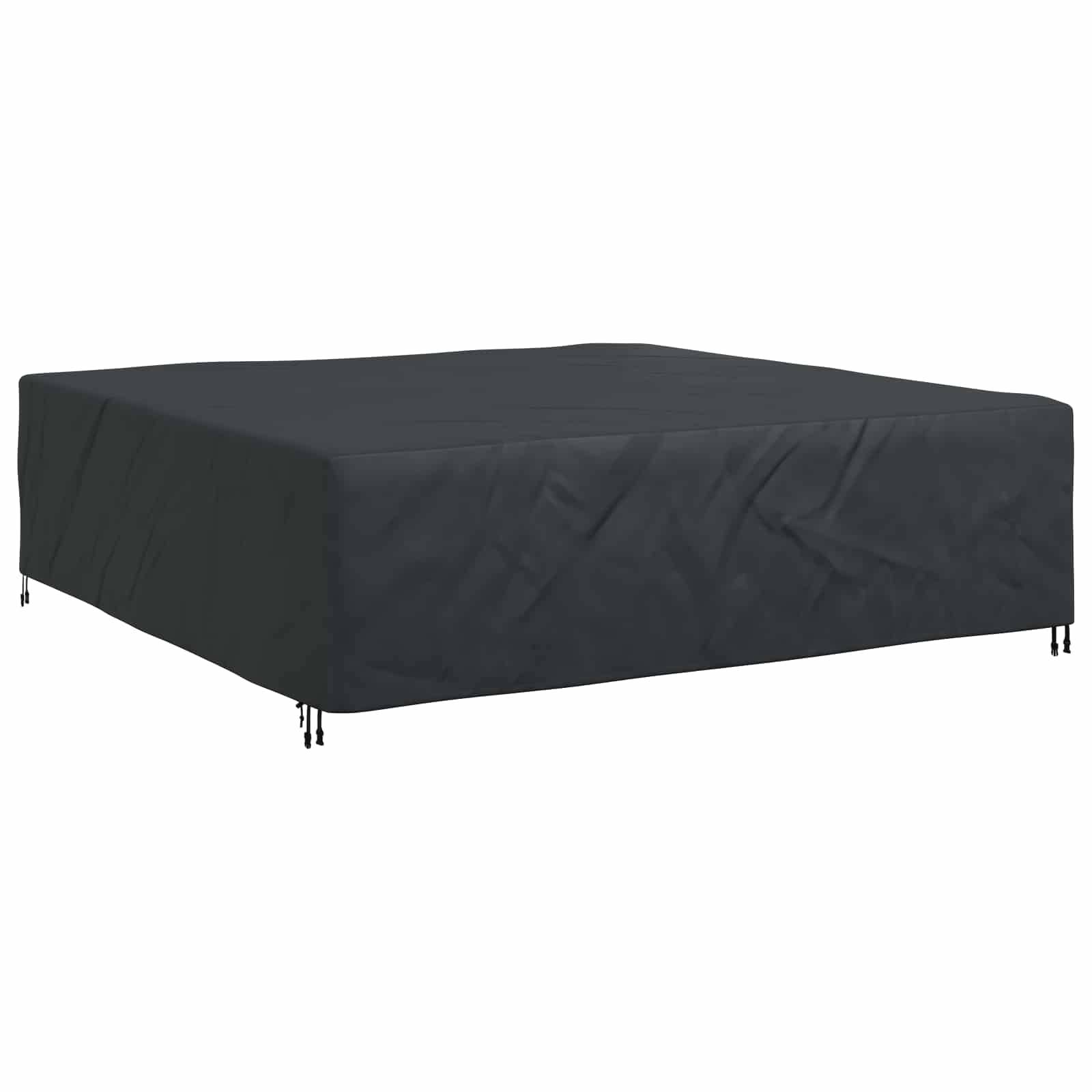 vidaXL Möbelbezug Uni Schwarz 260 x 260 x 70 cm 210D