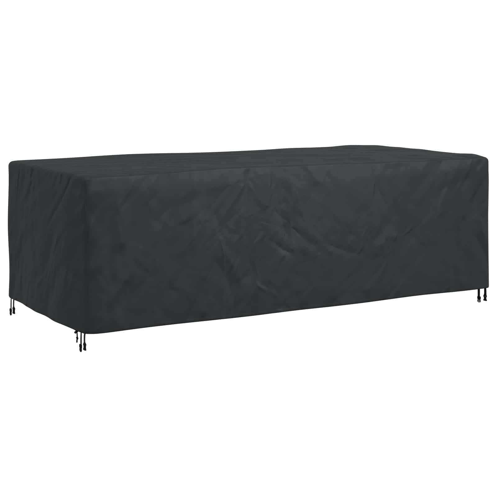 vidaXL Möbelbezug Uni Schwarz 300 x 110 x 70 cm 210D