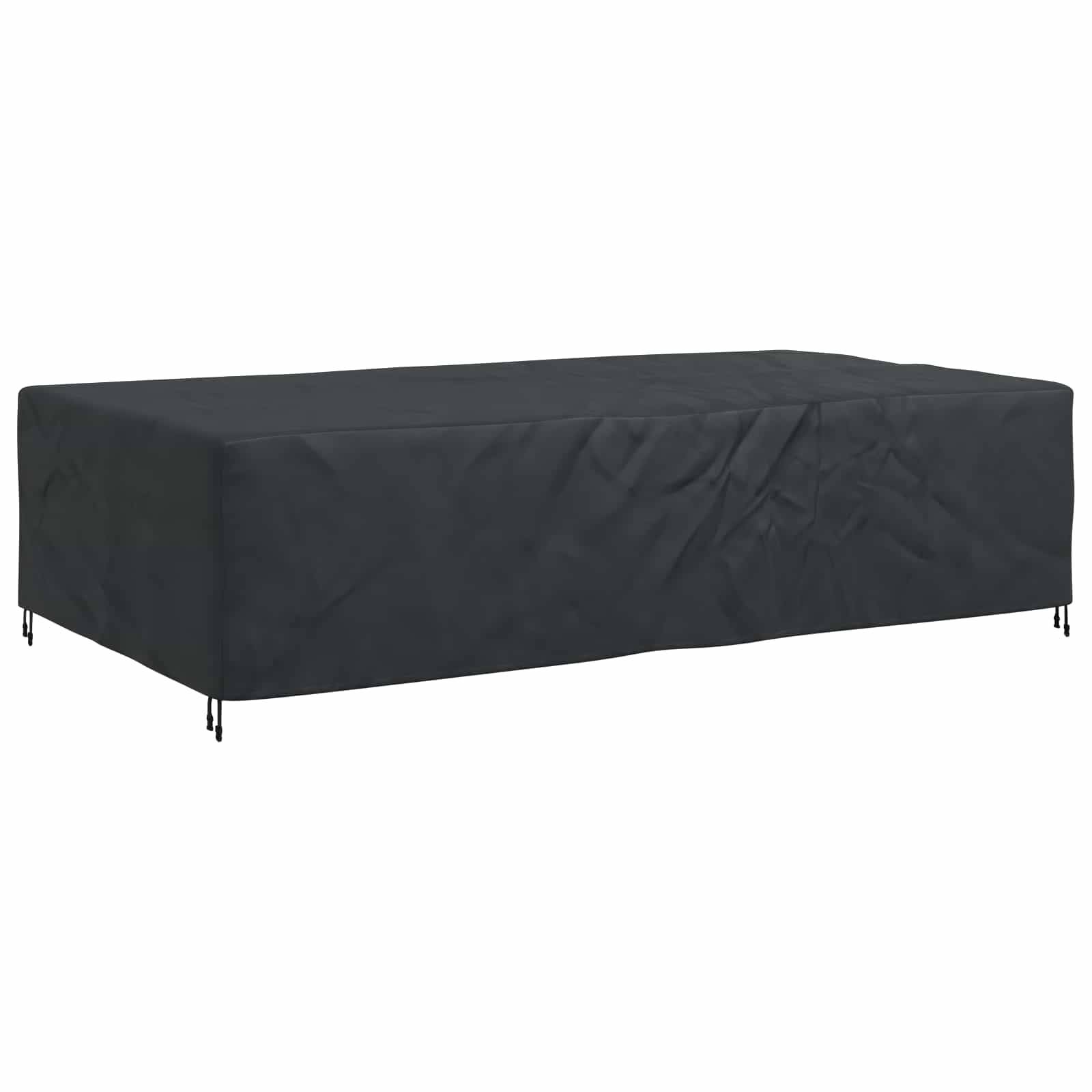 vidaXL Möbelbezug Uni Schwarz 305 x 190 x 85 cm 210D