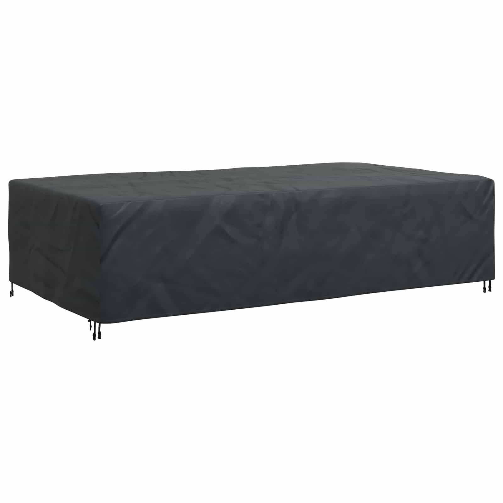 vidaXL Möbelbezug Uni Schwarz 315 x 180 x 74 cm 210D
