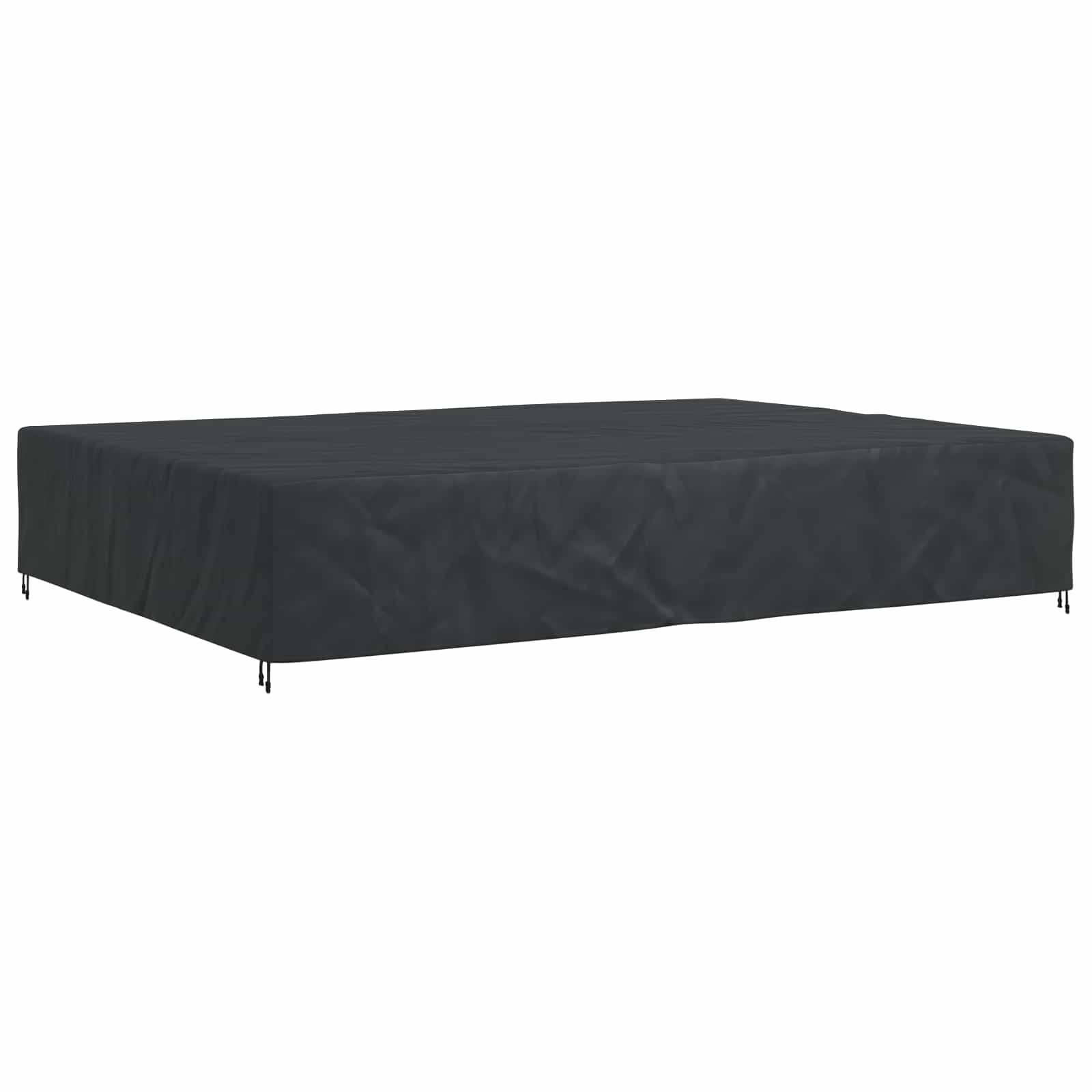 vidaXL Möbelbezug Uni Schwarz 350 x 260 x 90 cm 210D