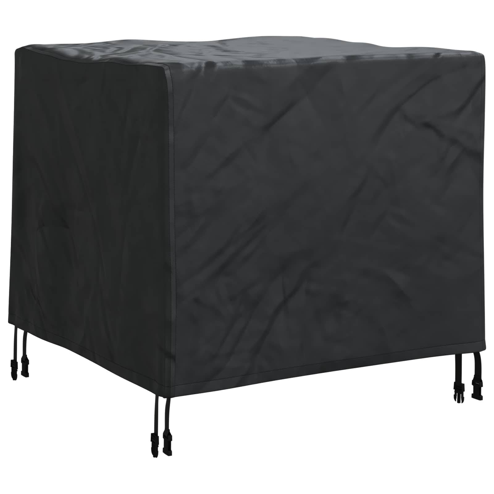 vidaXL Möbelbezug Schwarz 64 x 64 x 65 cm 210D Oxford Stoff