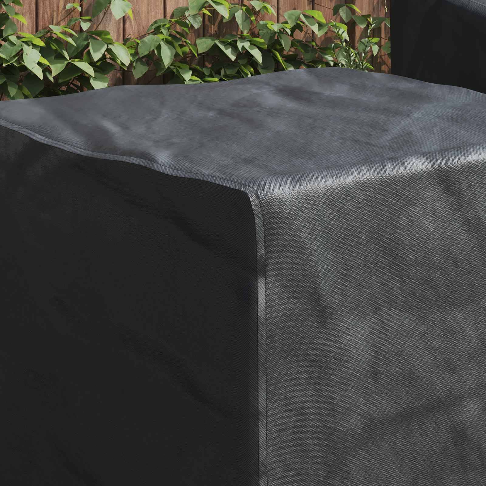vidaXL Möbelbezug Schwarz 64 x 64 x 65 cm 210D Oxford Stoff