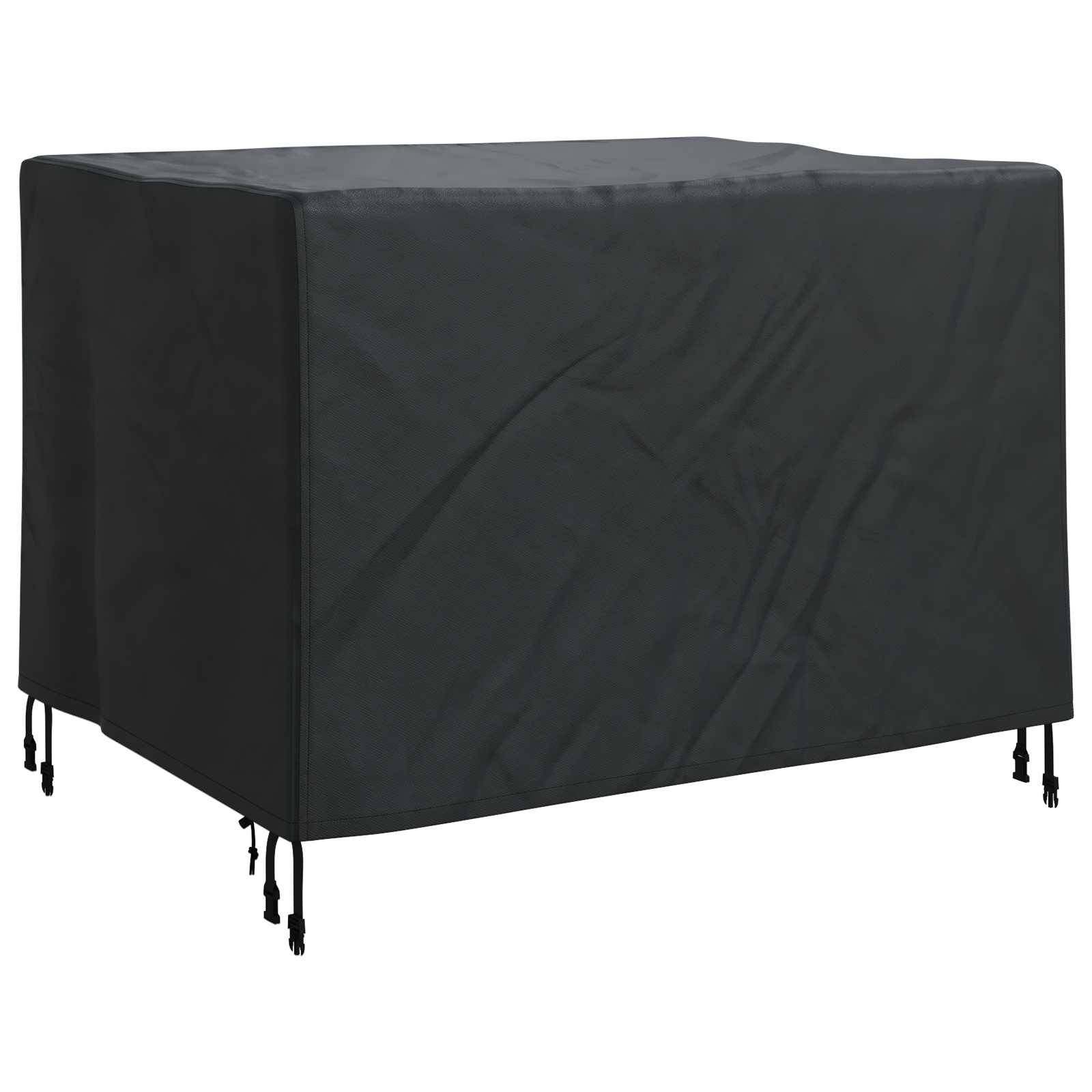 vidaXL Möbelbezug Schwarz 110 x 84 x 70 cm 210D Oxford Stoff