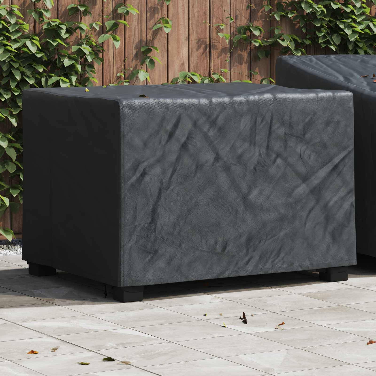 vidaXL Möbelbezug Schwarz 110 x 84 x 70 cm 210D Oxford Stoff