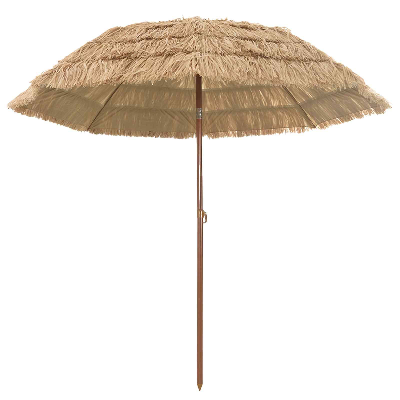 vidaXL Garten-Sonnenschirm Natur 255 x 255 x 255 cm