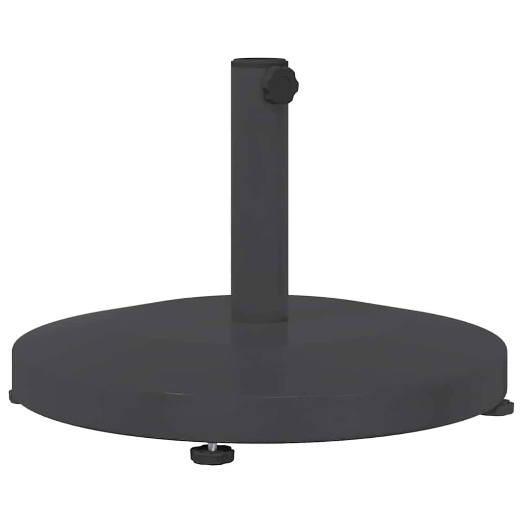vidaXL Sonnenschirmständer 24.6 kg Dunkelgrau Rund