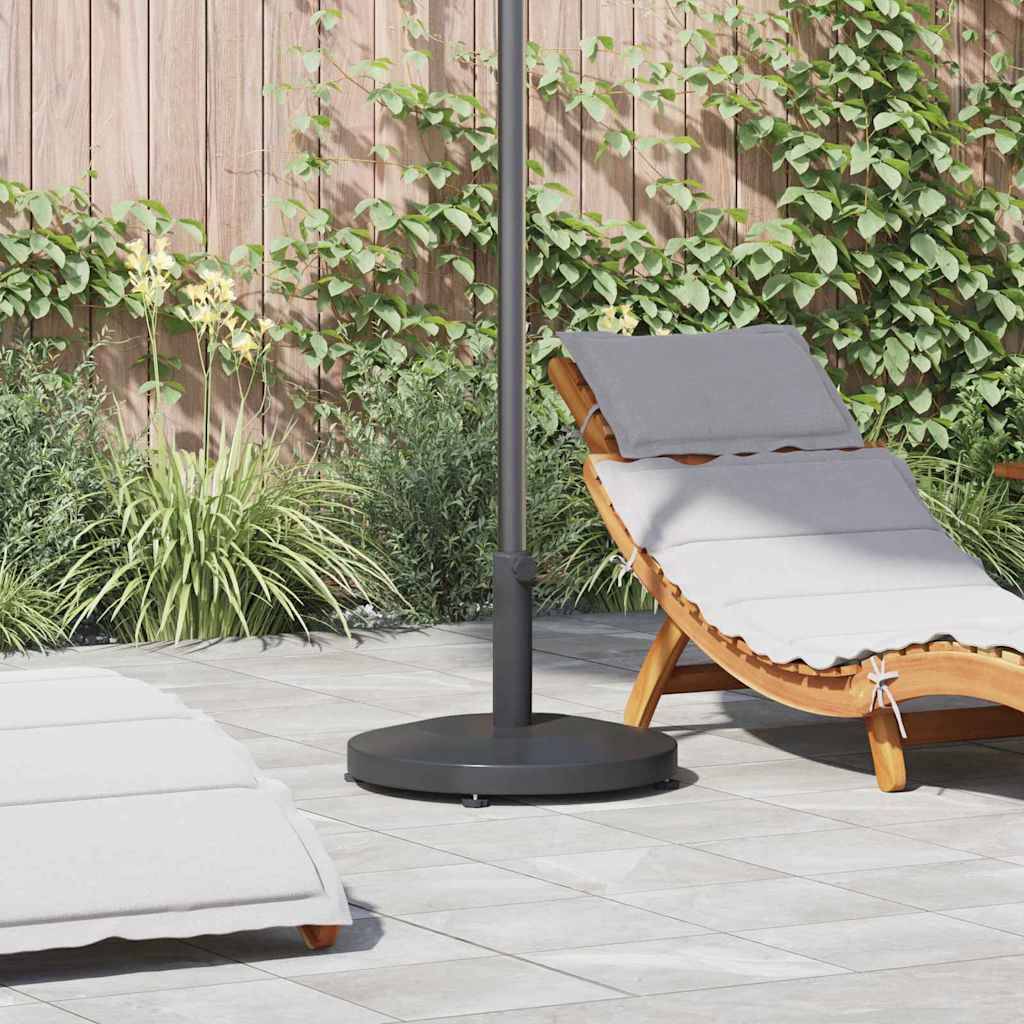 vidaXL Sonnenschirmständer 24.6 kg Dunkelgrau Rund