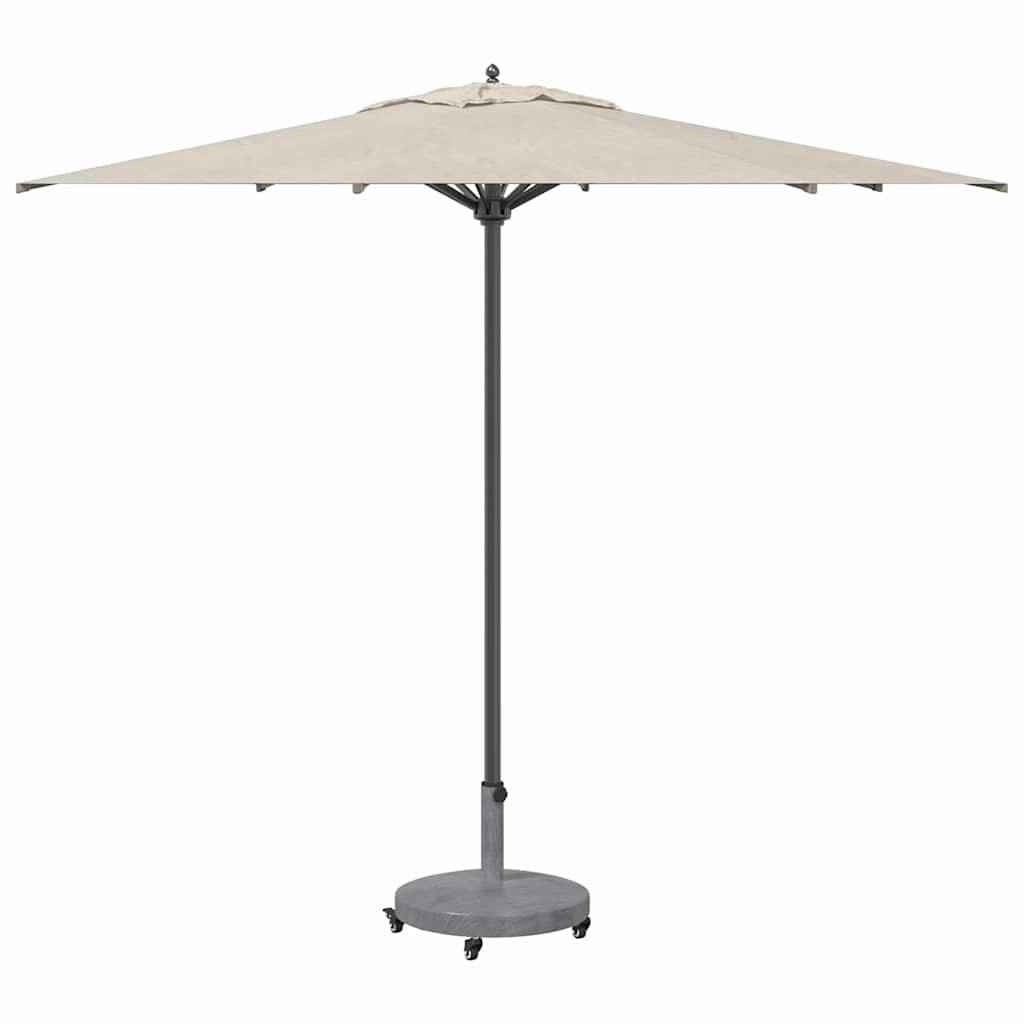 vidaXL Sonnenschirmständer 24.8 kg Dunkelgrau Holzlook Rund