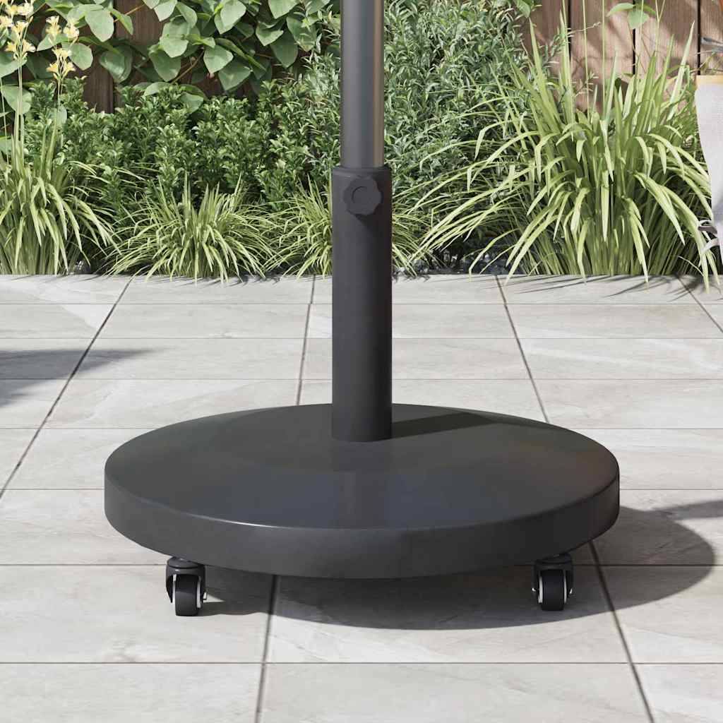 vidaXL Sonnenschirmständer 24.45 kg Dunkelgrau Rund Verstellbar