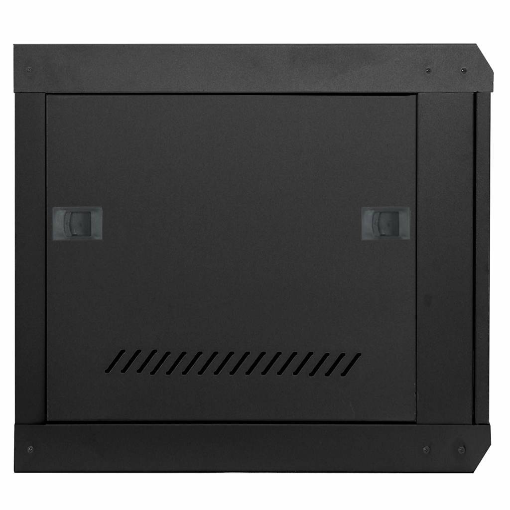 vidaXL Netzwerkschrank mit Speicher Schwarz 53 x 60 x 45 cm Stahl