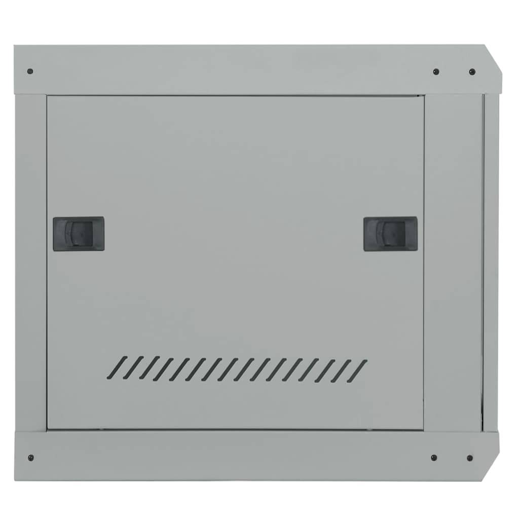 vidaXL Netzwerkschrank mit Speicher Grau 53 x 60 x 45 cm Stahl