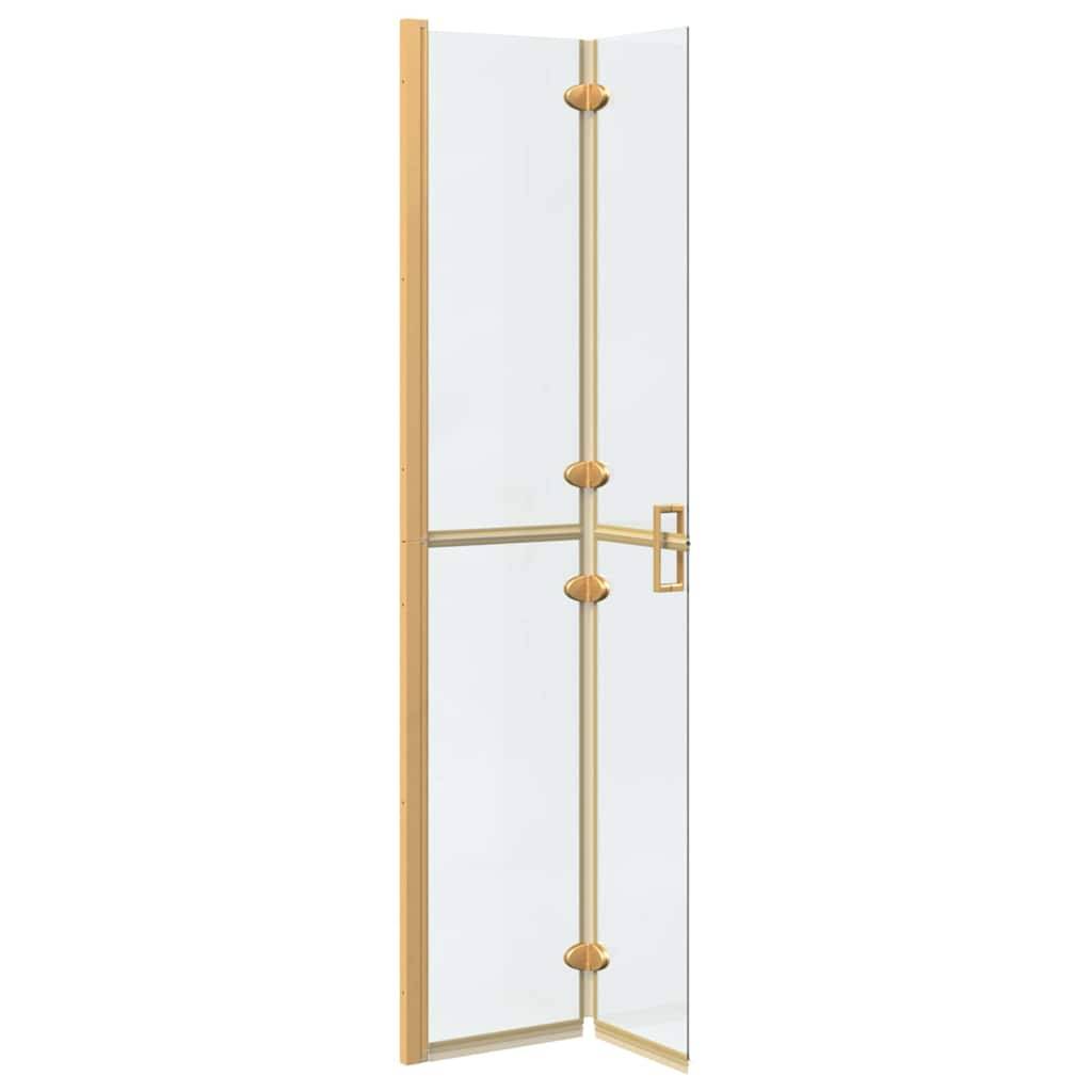 vidaXL Walk-In Duschwand Gold 70 x 6,5 x 190 cm