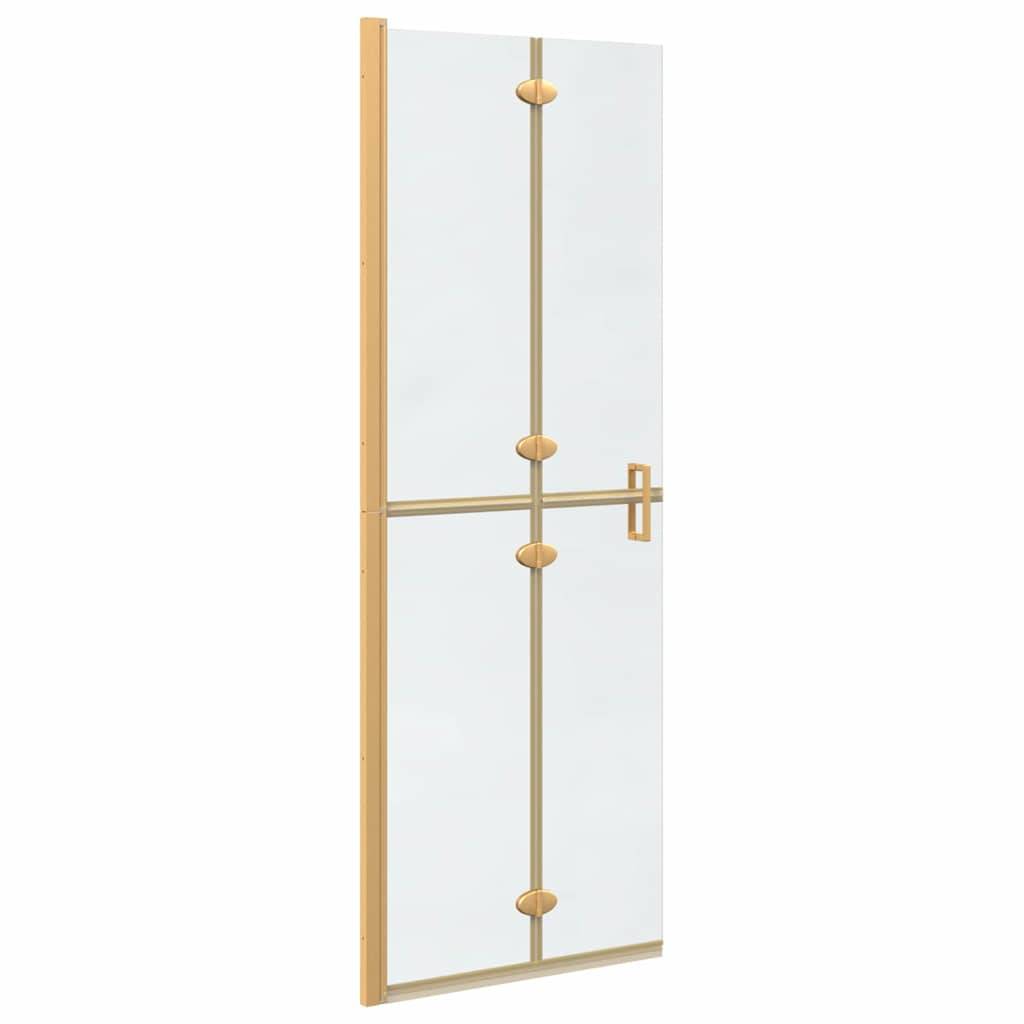 vidaXL Walk-In Duschwand Gold 70 x 6,5 x 190 cm