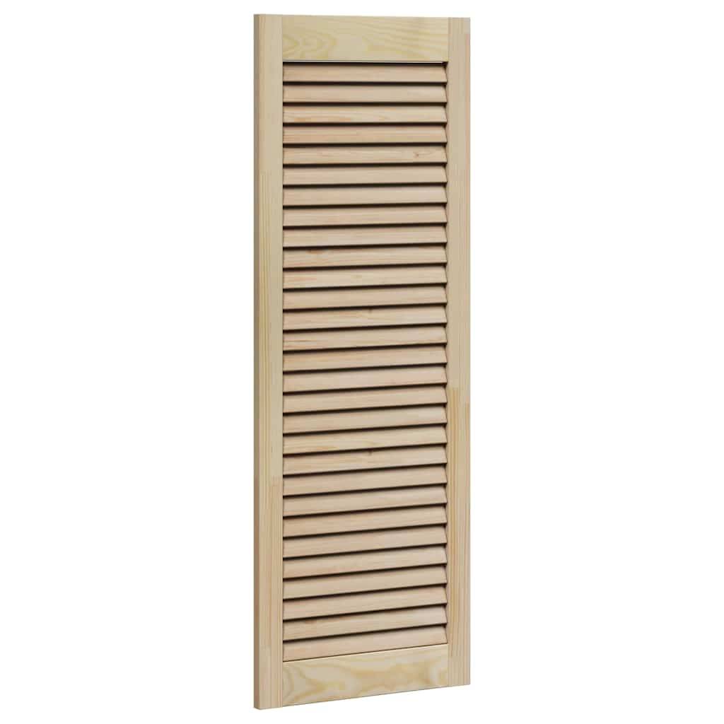 vidaXL Schranktür Natur 110 x 2,1 x 39,5 cm Massives Kiefernholz