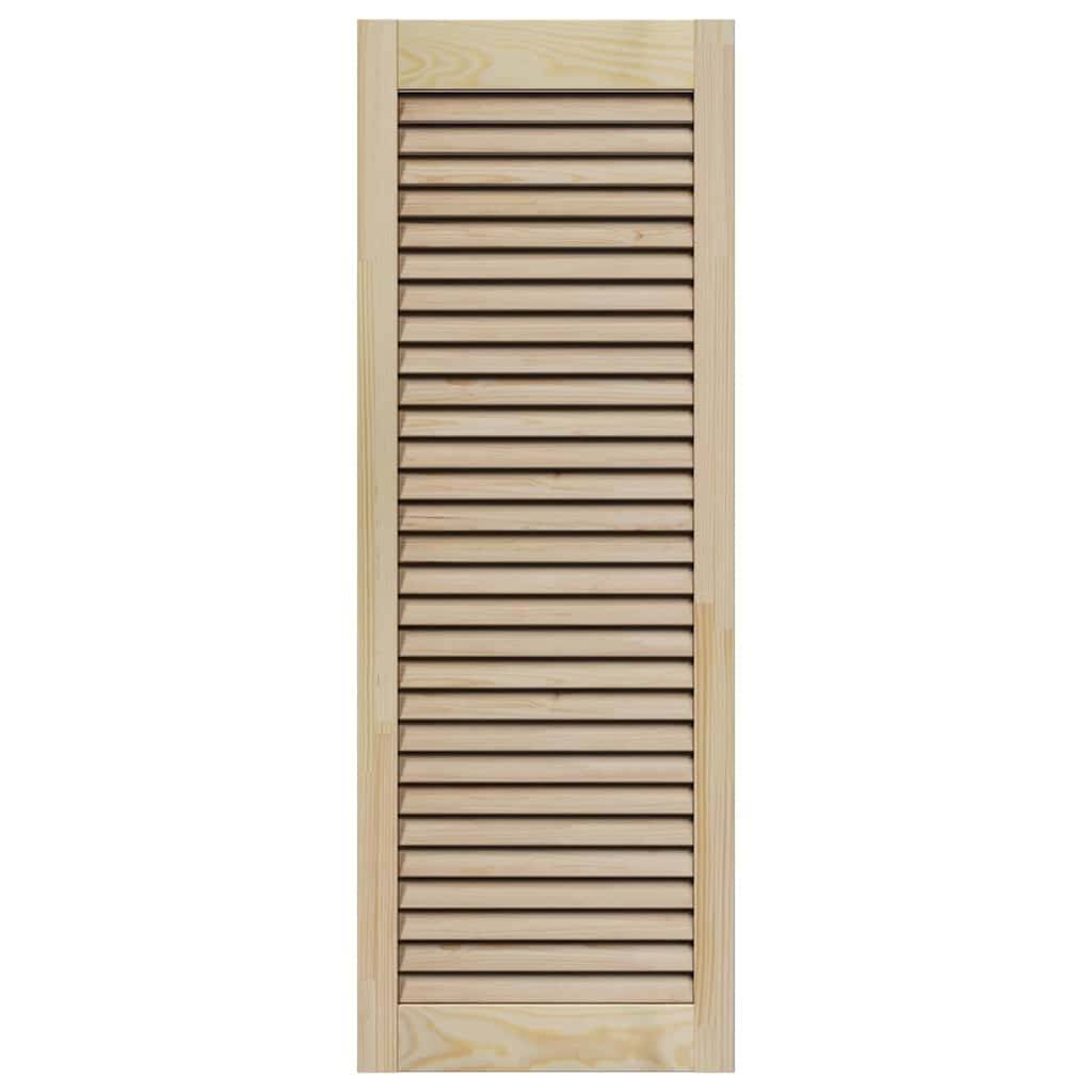 vidaXL Schranktür Natur 110 x 2,1 x 39,5 cm Massives Kiefernholz
