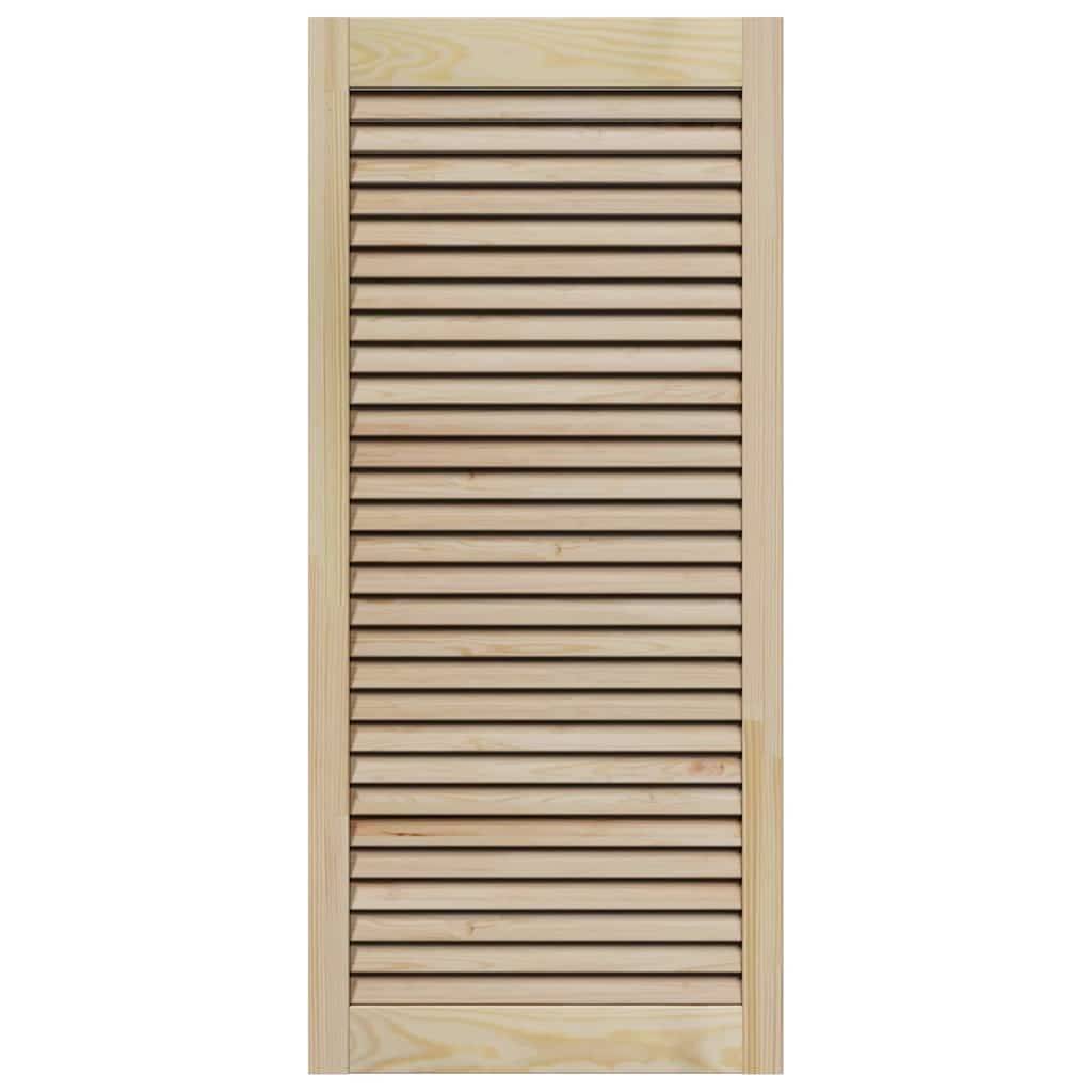 vidaXL Schranktür Natur 49,5 x 2,1 x 110 cm Massives Kiefernholz