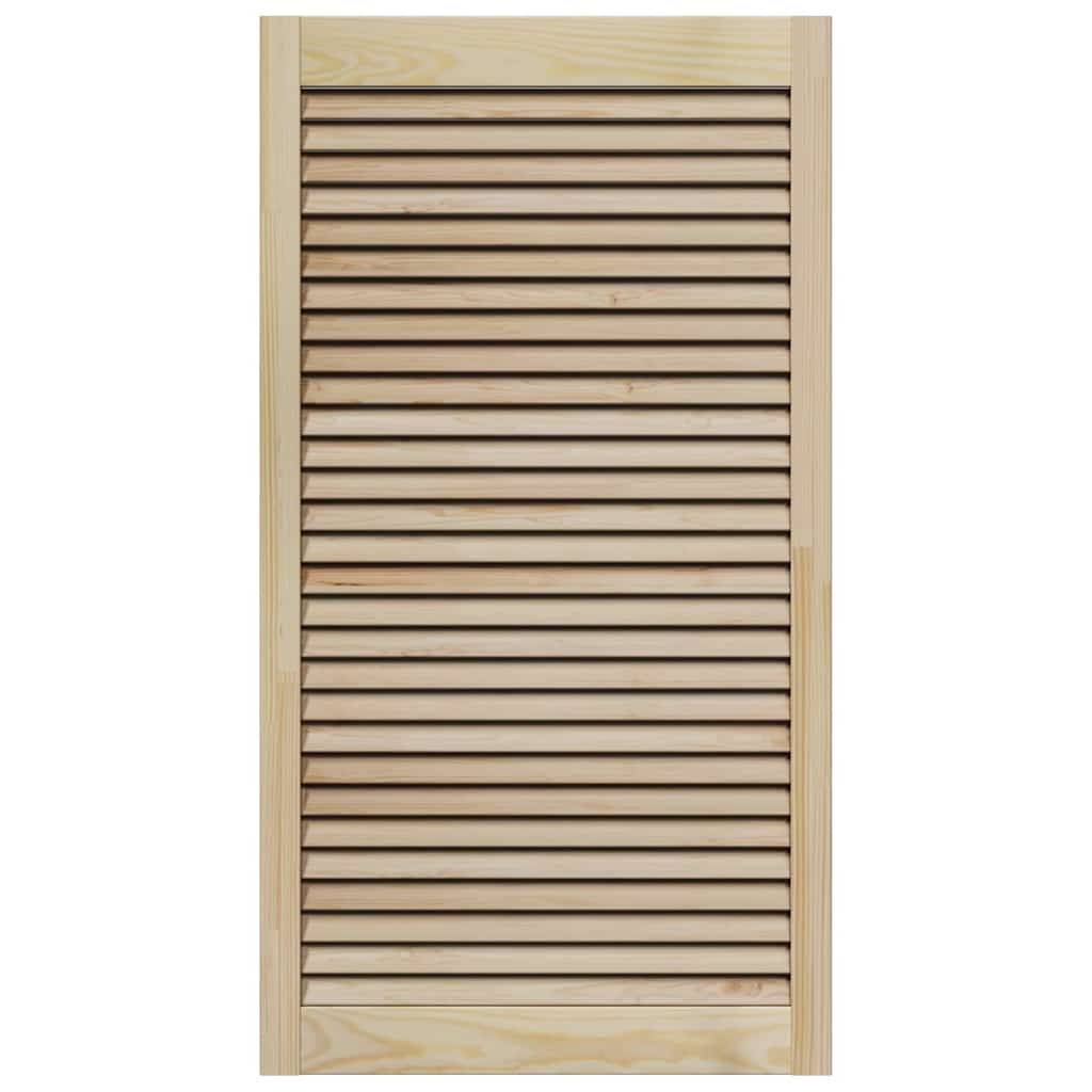 vidaXL Schranktür Natur 110 x 2,1 x 59,5 cm Massives Kiefernholz