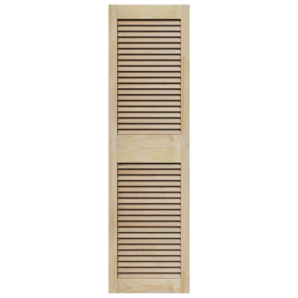vidaXL Schranktür Natur 140,5 x 2,1 x 39,5 cm Massives Kiefernholz