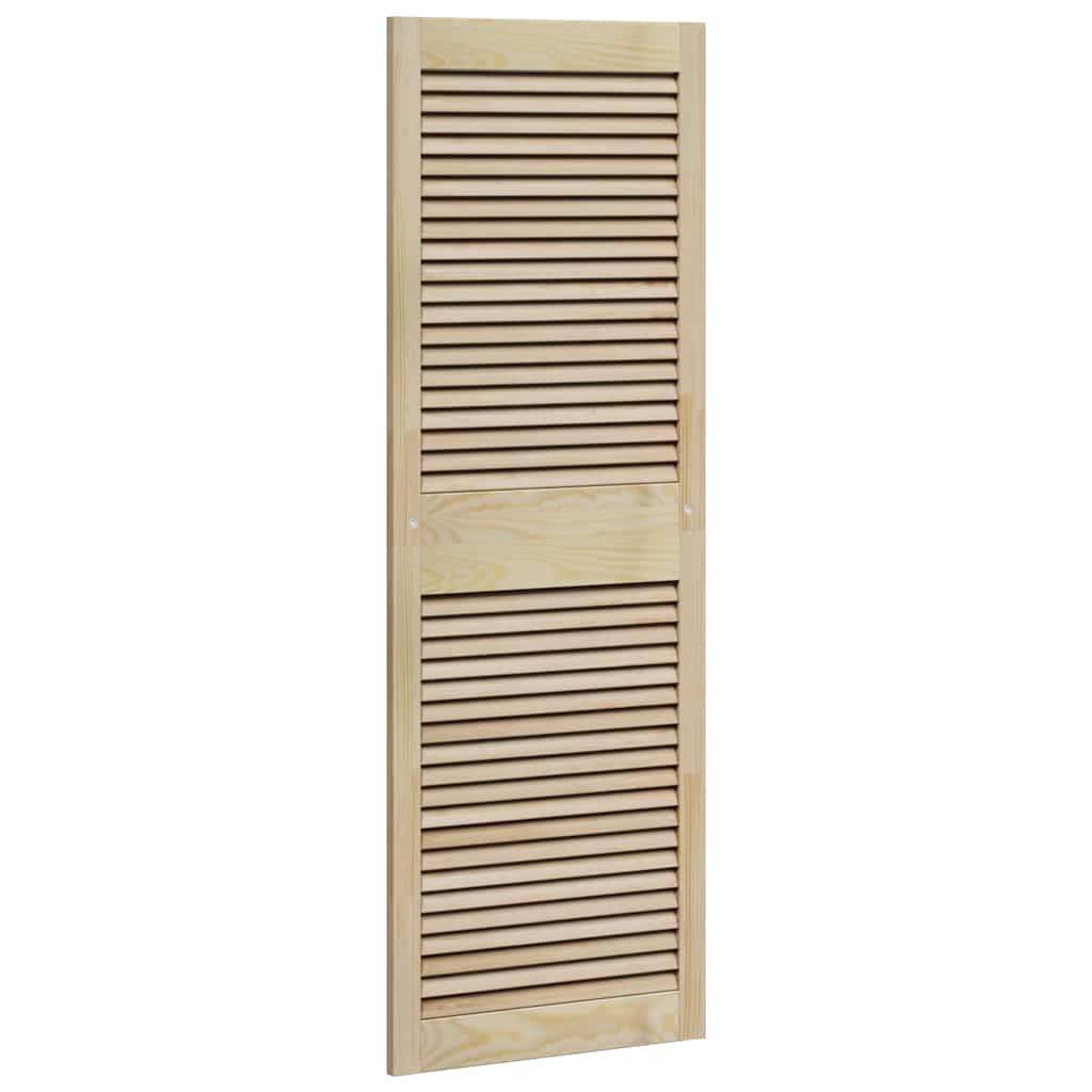 vidaXL Schranktür mit Tür 2 pcs Natur 49,5 x 2,1 x 140,5 cm