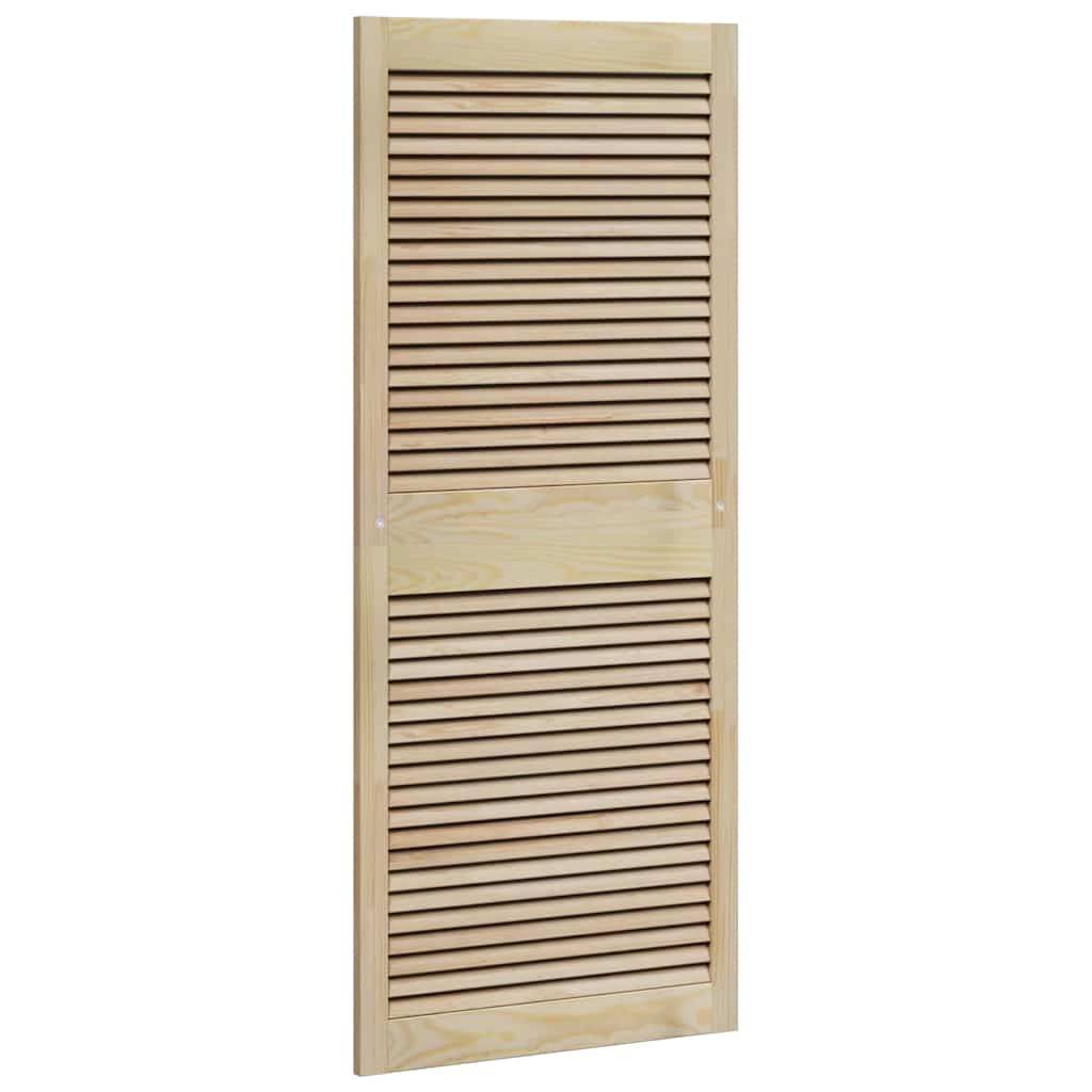 vidaXL Schranktür Natur 140,5 x 2,1 x 59,5 cm Massives Kiefernholz