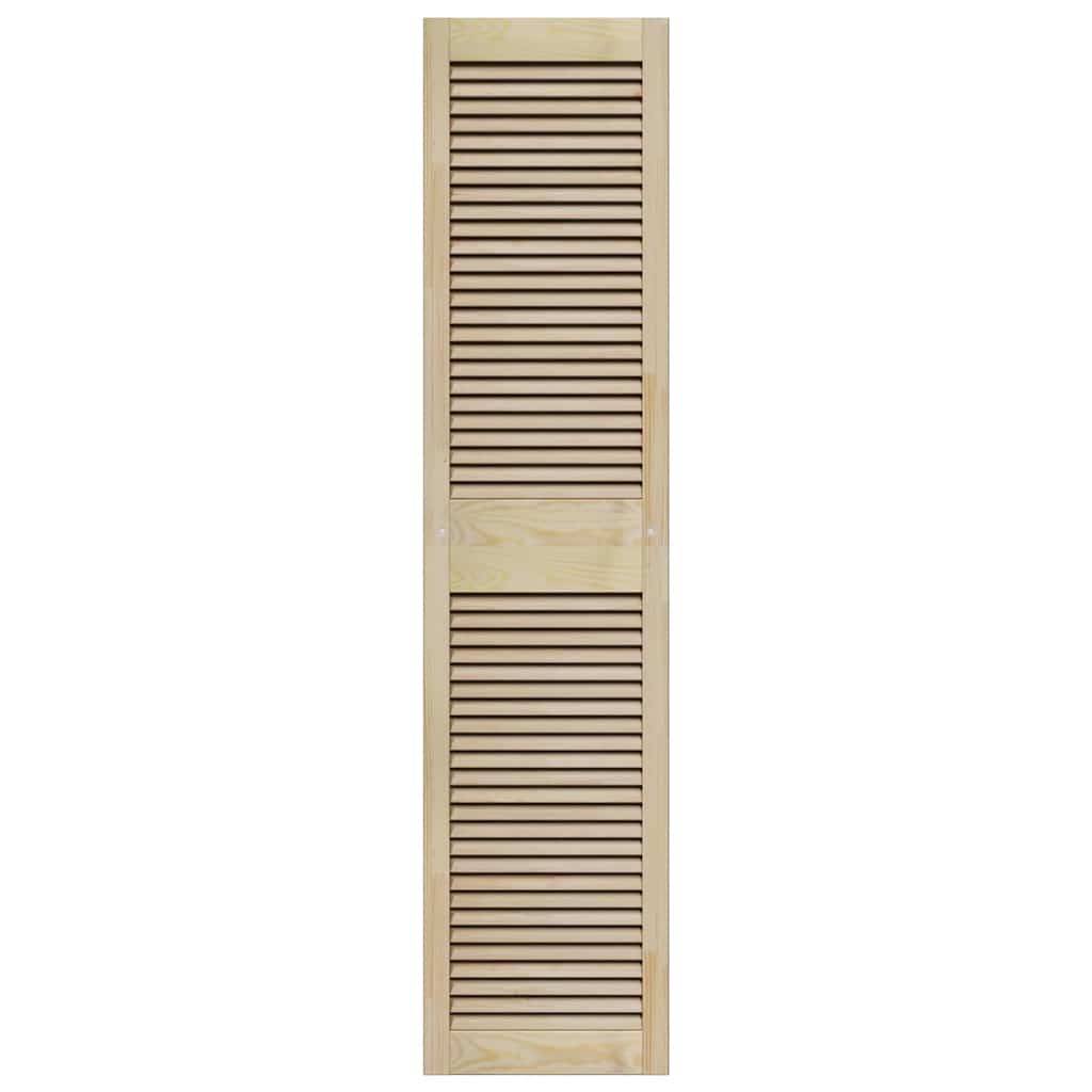 vidaXL Schranktür Natur 170 x 2,1 x 39,5 cm Massives Kiefernholz